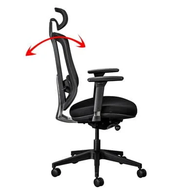 adjust the backrest angle for a good sitting position