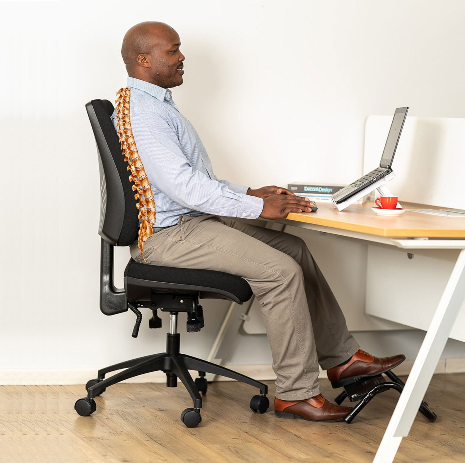 Back support for an office chair - why it's important - Karo