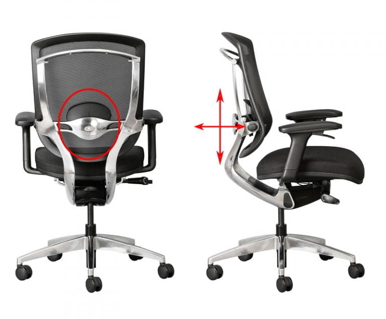 modern chair design lumbar support