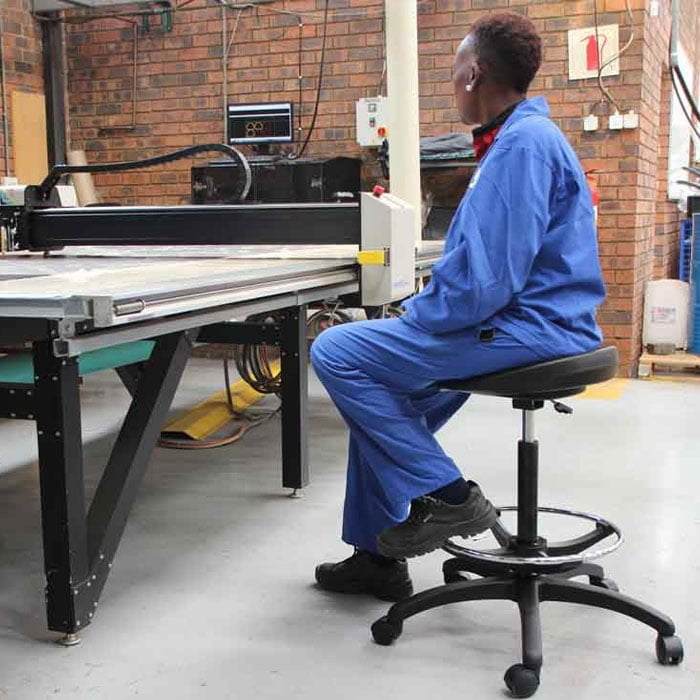 sit-stand inductrial & factory chair