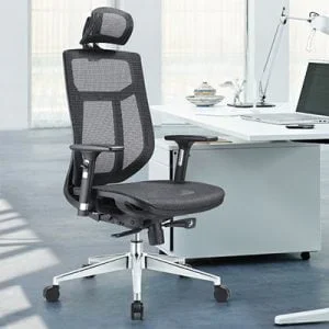 Ergonomic office chair supplied by Karo for hybrid workspace comfort