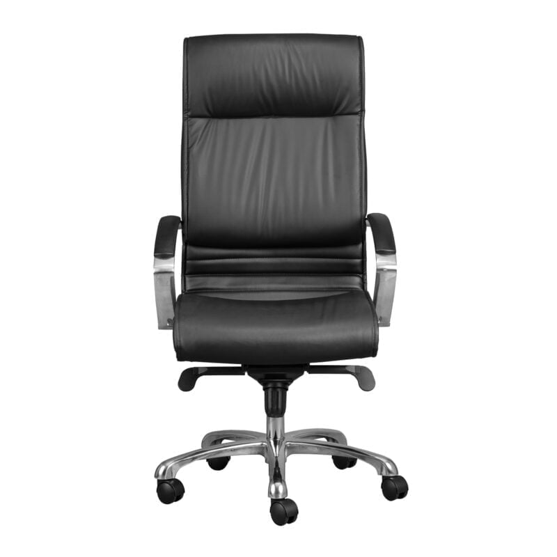 omnia executive leather high back office chair