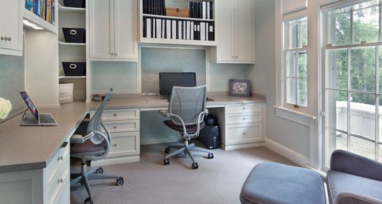 a clutter-free workspace in your home office promotes efficiency