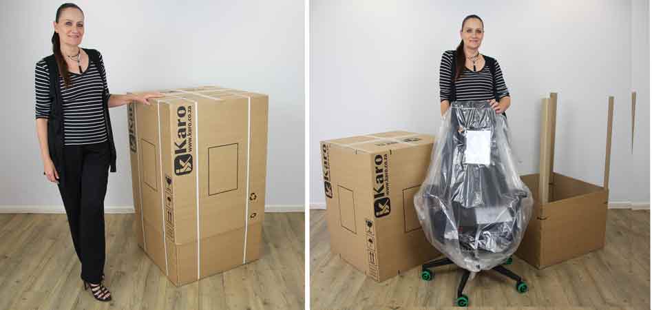 Karo products are delivered fully assembled which avoids one of the common hidden costs associated with buying office chairs online