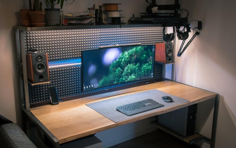 home office desk and storage for your gaming room and PC
