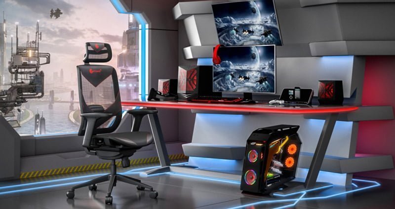 pc gaming room setup for home and office