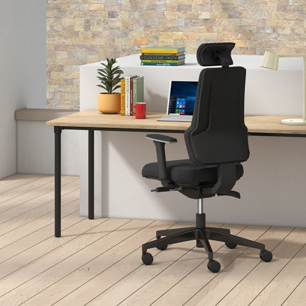 work from home with a strong office chair that is one of the 5 best ergonomic office chairs for long work sessions