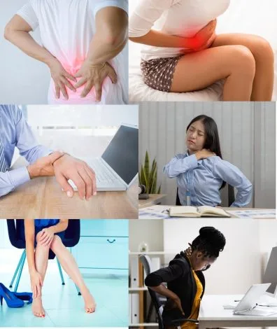 common ailments due to sitting for long periods