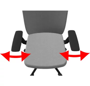 office chair armrest - pivot