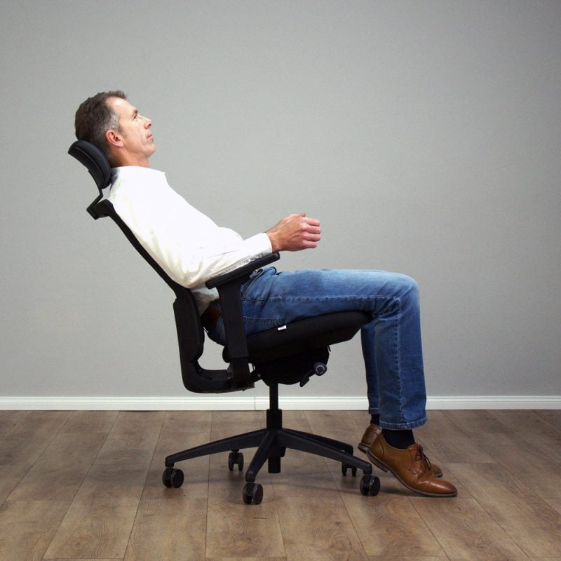 ergonomic office chair backrest angle adjustment