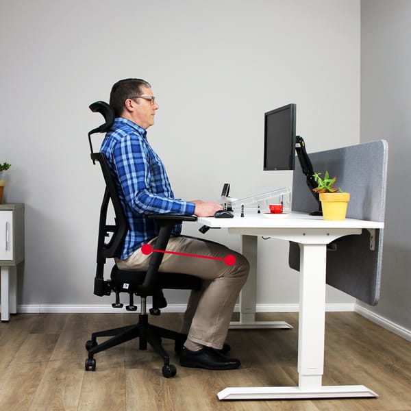 wellback orthoair orthopedic office chair