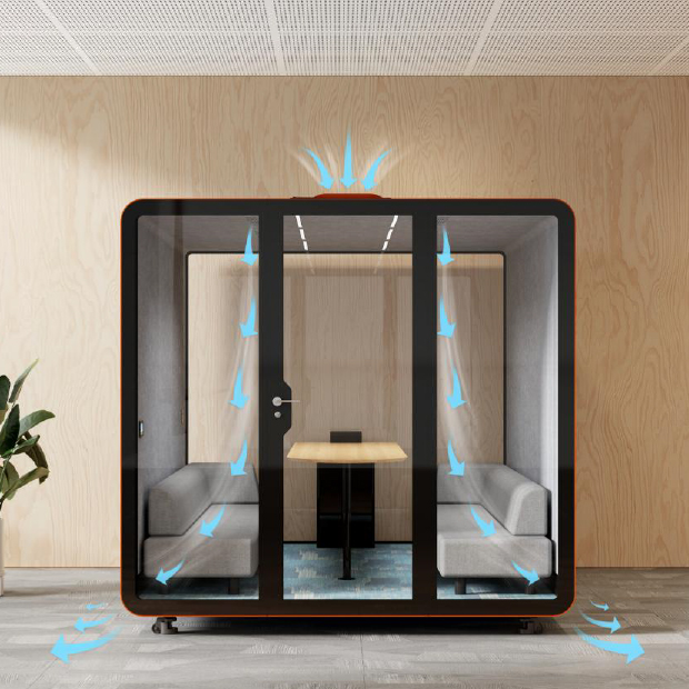 airflow inside office pod