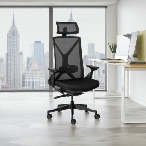 ergonomic office chairs at the Karo showroom