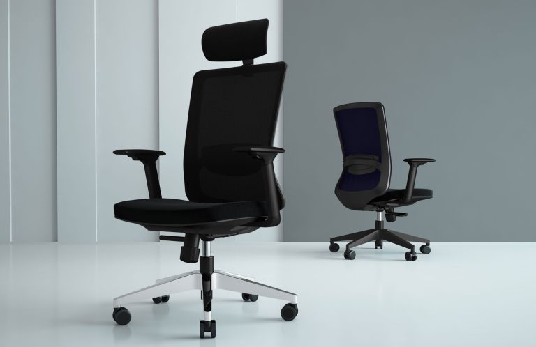 high back or mid back office chair