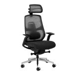 Axis mesh back ergonomic office chair with headrest