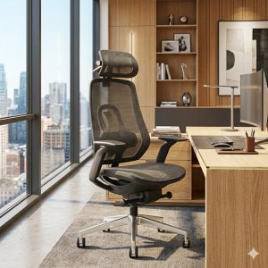 axis ergonomic office chair with headrest