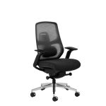 Axis mesh back ergonomic office chair without headrest