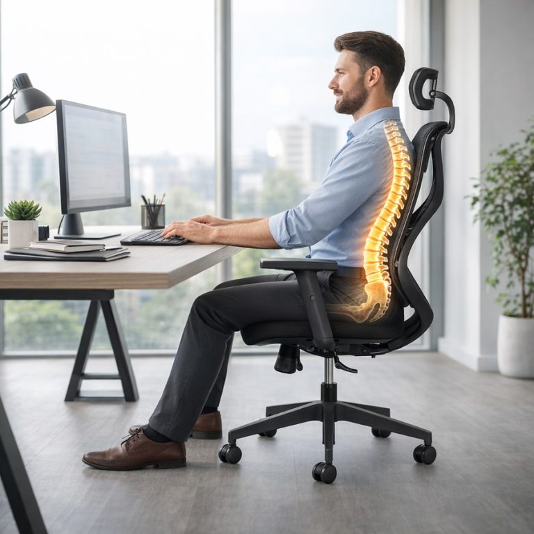 leila is a good ergonomic chair for back support