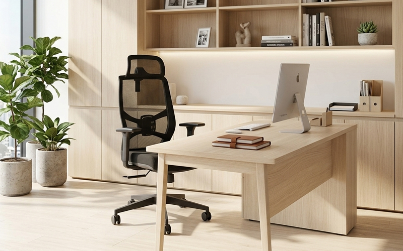lumo ergonomic office chair with headrest