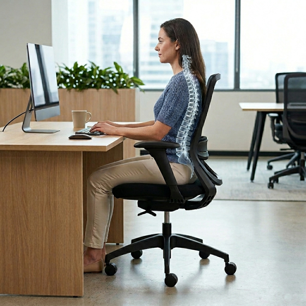 back support for an office chair is critical for all day comfort and long-term wellbeing