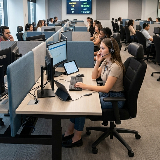call centre and control room heavy-duty chairs