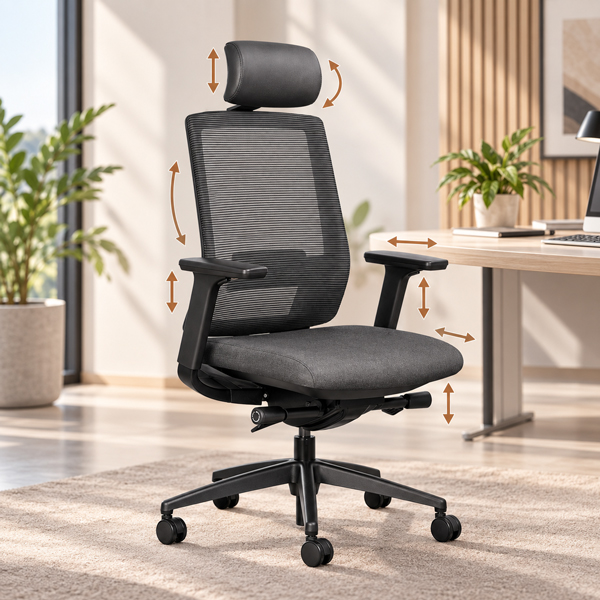 karo adjustability rating for ergonomic office chairs