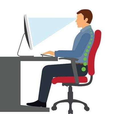 correct sitting posture