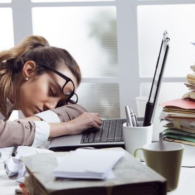 how to stop being tired at work